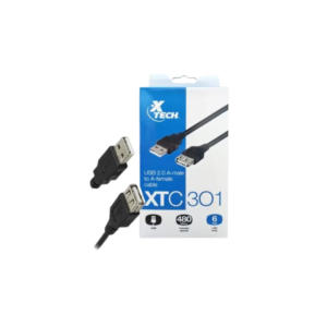 CABLE XTECH TIPO A MACHO A HEMBRA