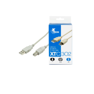 CABLE XTECH USB IMPRESORA 1.8M