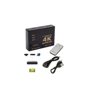 SWITCH HDMI 3 PUERTOS 4K CON CONTROL