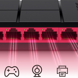 Switch Mersusys Gigabit 5 puertos